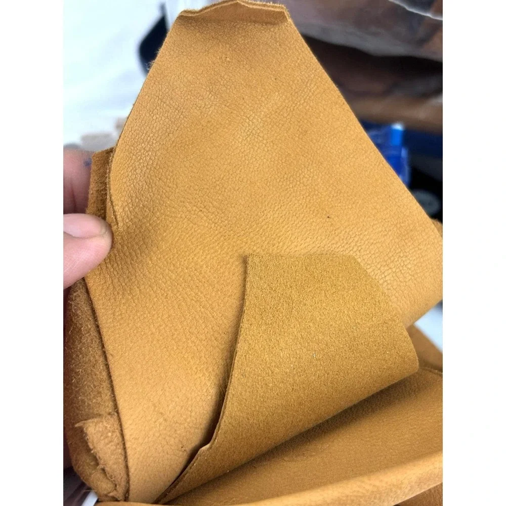 Genuine Leather Scrap Lot 8 LBS Mixed Pieces Upholstery Craft‎ DIY